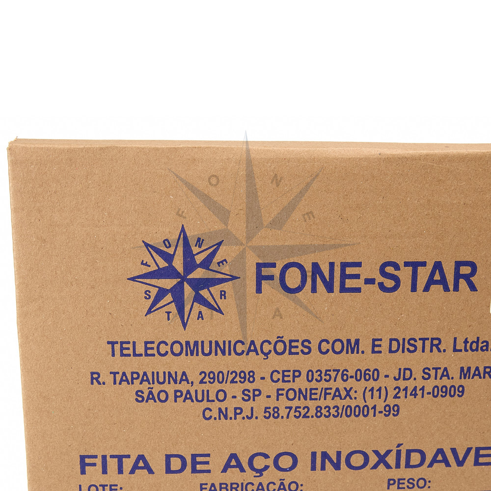 FITA DE AÇO 304 - 3/4X0,5 - ROLO 30MTS